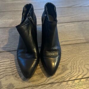 1. State Sleek Black Ankle Boots Size 6.5 M